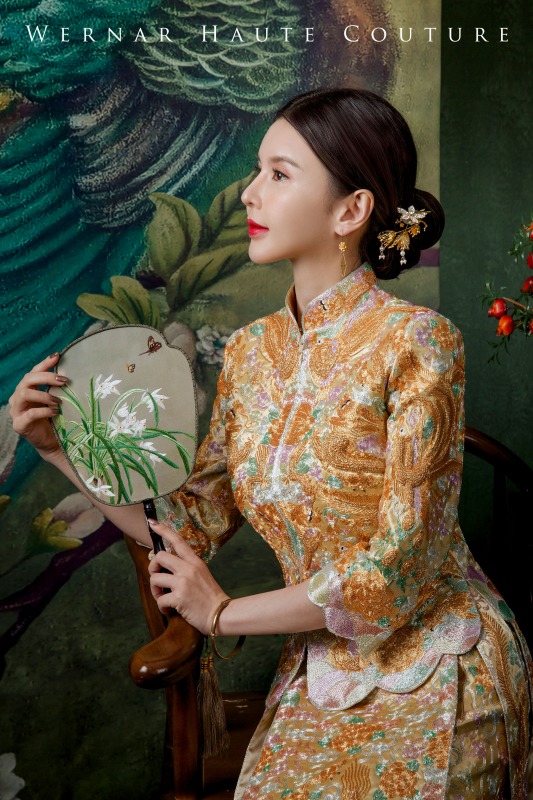 婚紗,中式婚紗,中式新娘造型,新娘造型,中式造型 