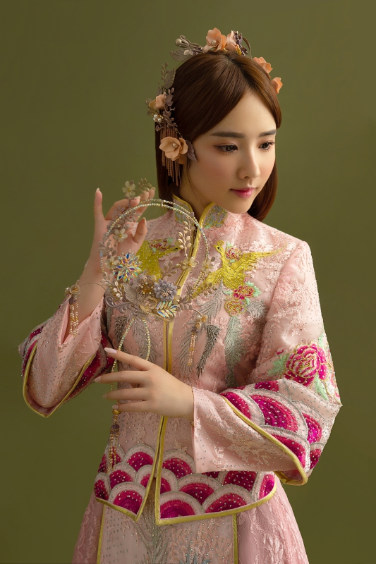 婚紗,中式婚紗,中式新娘造型,新娘造型,中式造型 