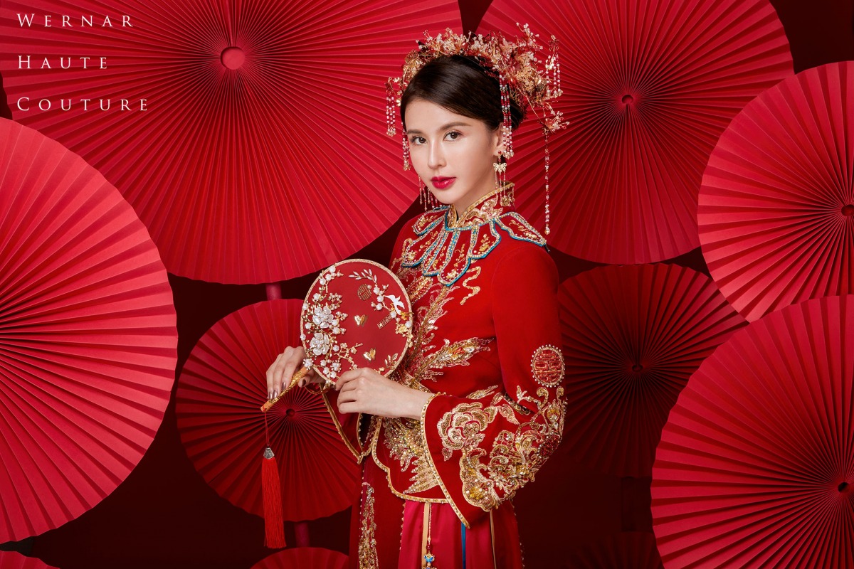 婚紗,中式婚紗,中式新娘造型,新娘造型,中式造型 