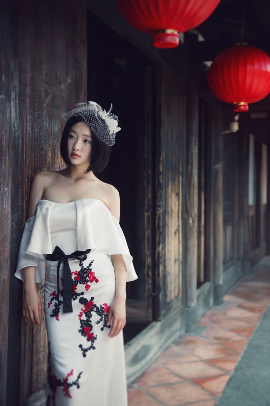 中國風婚紗,台北婚紗景點,台北婚紗外拍景點,中式婚紗,林安泰古厝