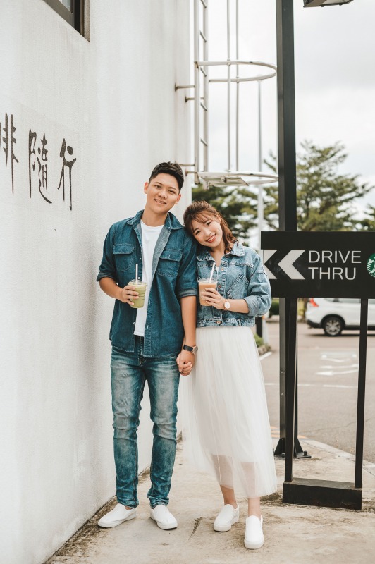 自助婚紗,自主婚紗,小清新婚紗,輕婚紗,星巴克