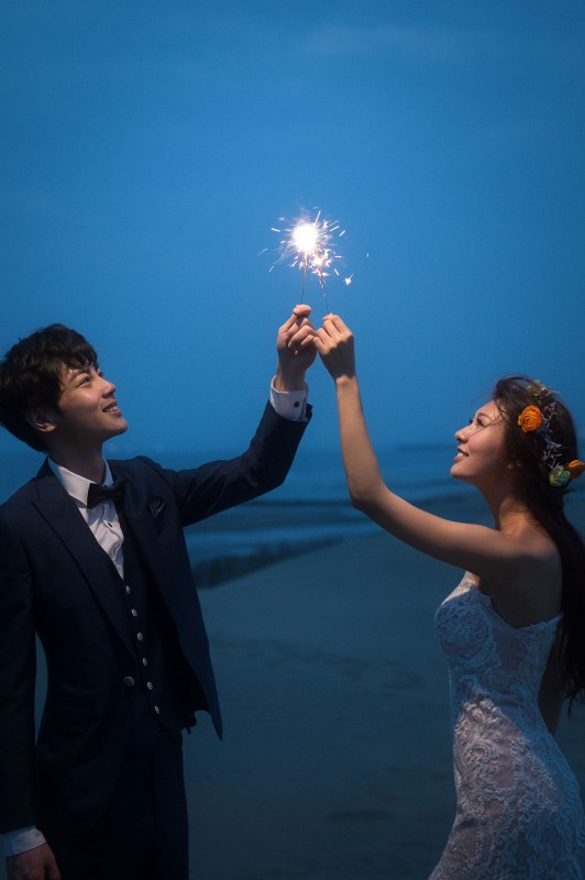 苗栗婚紗景點,仙女棒婚紗,海邊婚紗,海邊婚紗照,苑裡海邊