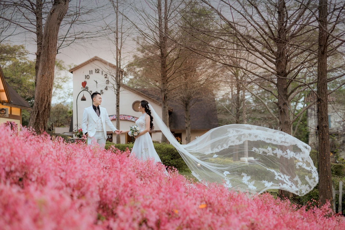 婚紗,婚紗照風格,台中婚紗景點,唯美婚紗照,心之芳庭