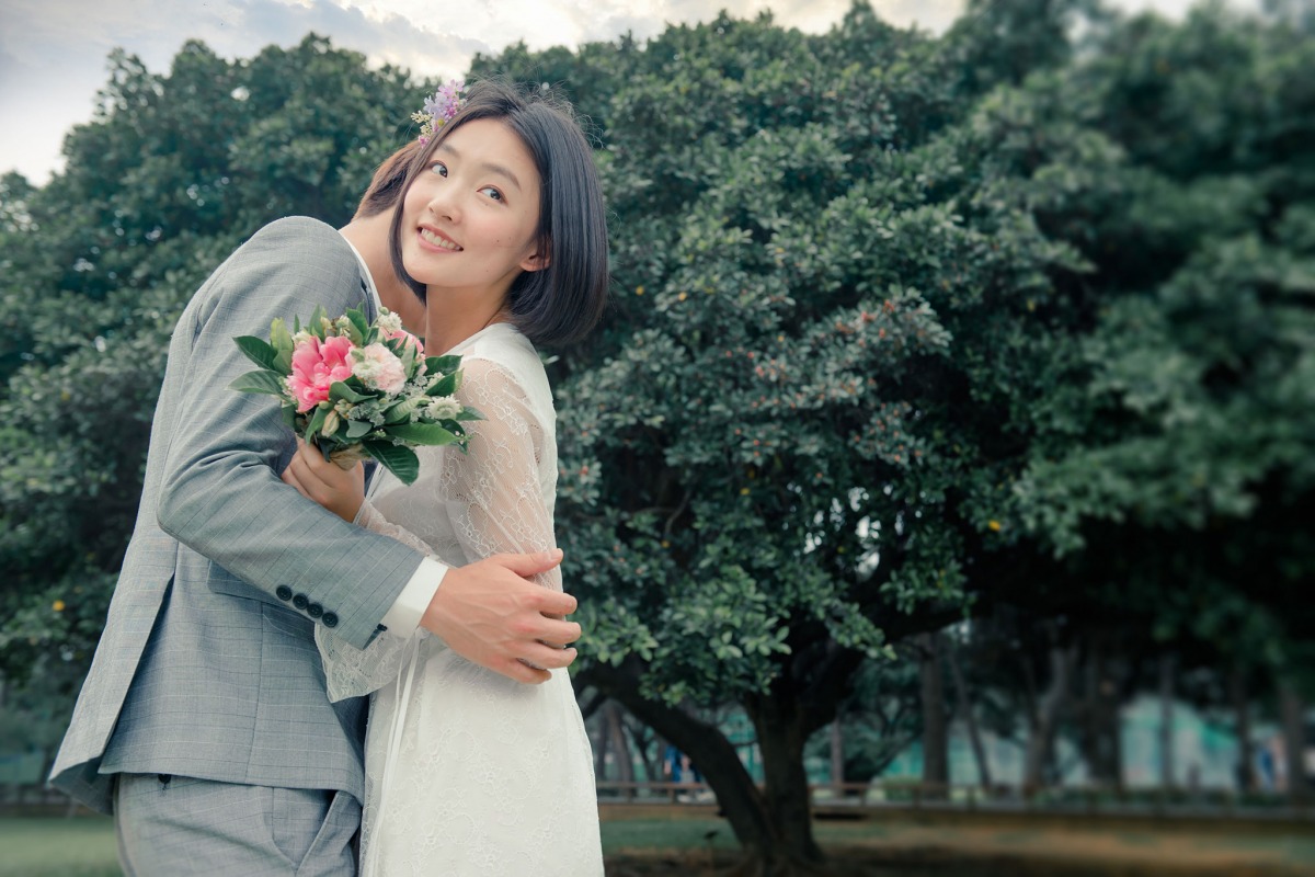 自助婚紗,校園婚紗,桃園婚紗推薦,輕婚紗,中央大學