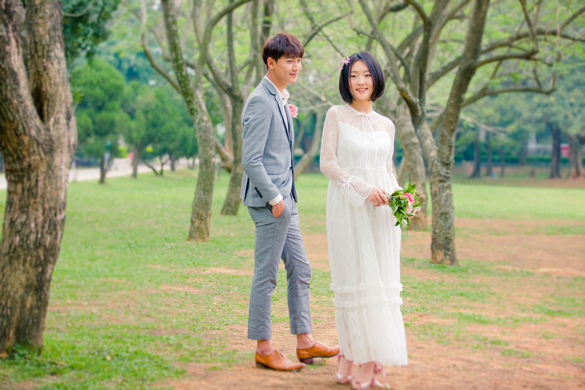 自助婚紗,校園婚紗,桃園婚紗,輕婚紗,中央大學