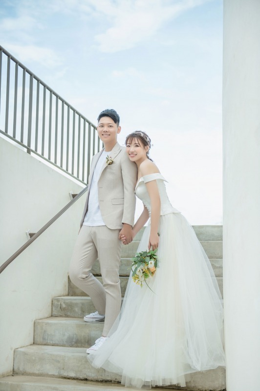 自助婚紗,自主婚紗,小清新婚紗,輕婚紗,白色海豚屋