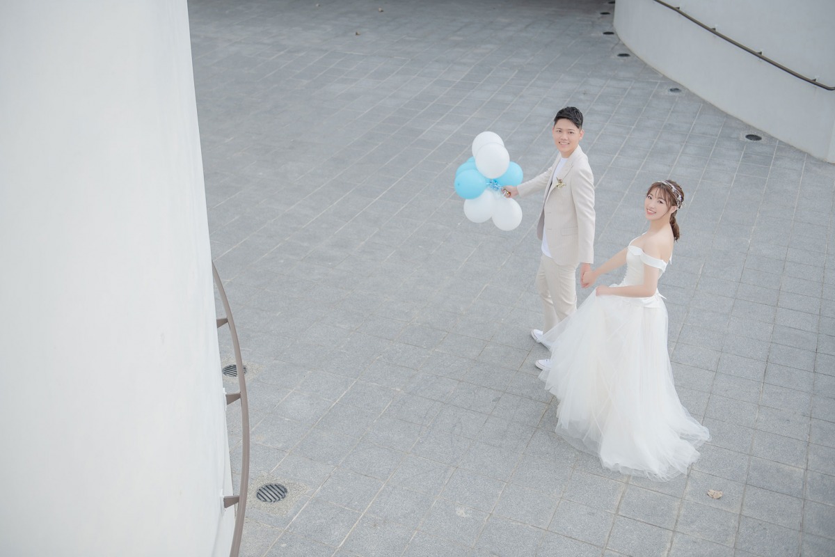 自助婚紗,自主婚紗,小清新婚紗,輕婚紗,白色海豚屋