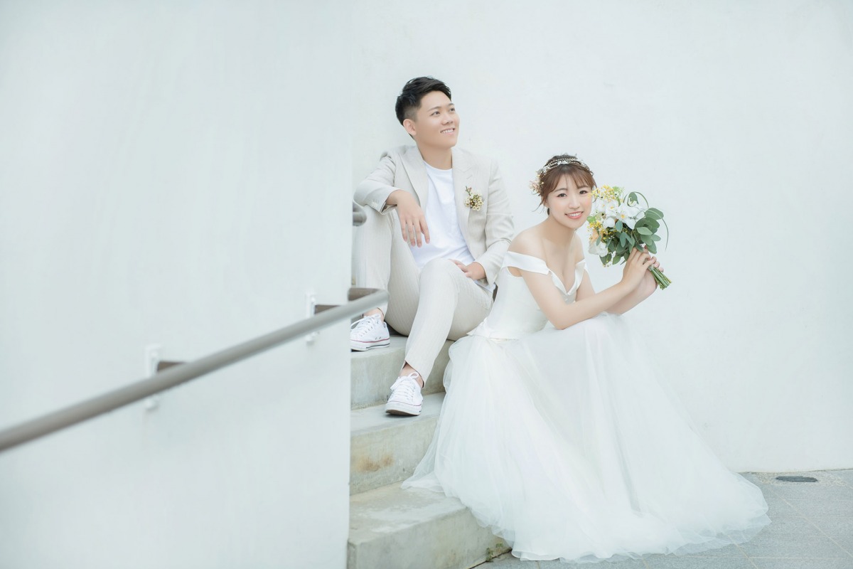 自助婚紗,自主婚紗,小清新婚紗,輕婚紗,白色海豚屋