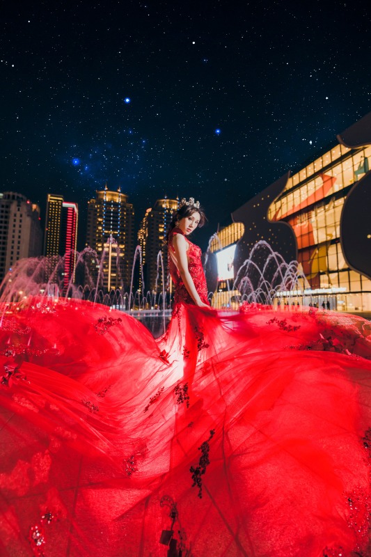 婚紗照,婚紗照風格,台中婚紗景點,夜景婚紗,台中歌劇院