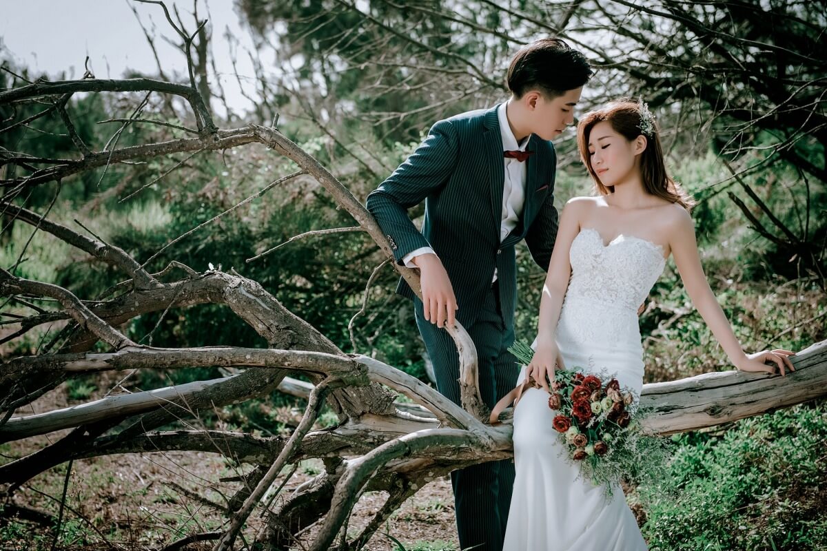 自然婚紗照,婚紗照風格自然,彰化婚紗推薦,美式婚紗,彰濱工業區