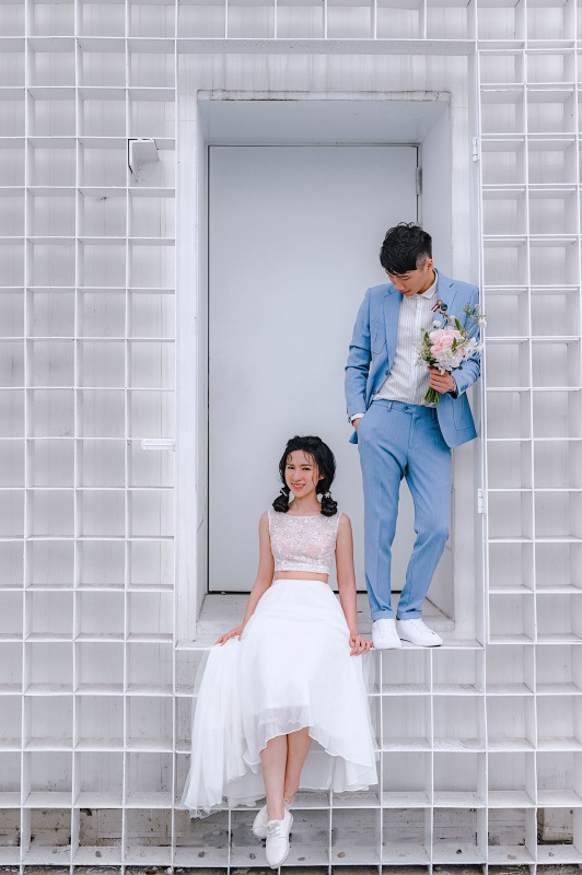 自助婚紗,自主婚紗,小清新婚紗,輕婚紗,水湳中央公園