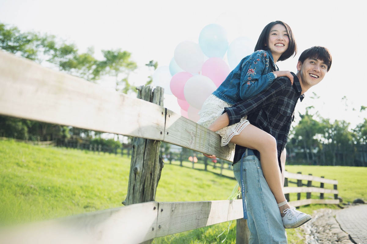 苗栗婚紗景點,清新婚紗照,日系婚紗照,便服婚紗,飛牛牧場