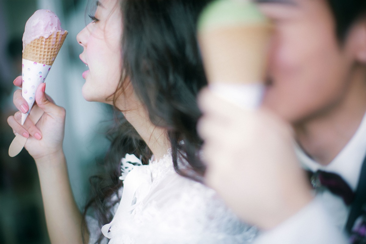 婚紗照,婚紗照風格自然,台中婚紗推薦,輕婚紗,塔拉朵冰淇淋