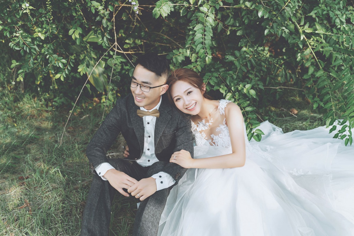 婚紗照風格自然,小清新婚紗,自然婚紗照,台中婚紗推薦,都會公園