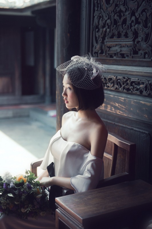 中國風婚紗,台北婚紗景點,台北婚紗外拍景點,中式婚紗,林安泰古厝