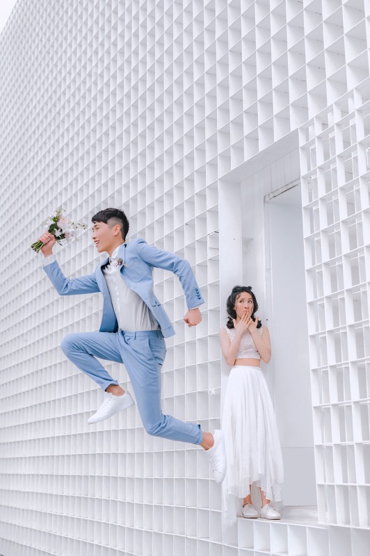 自助婚紗,自主婚紗,小清新婚紗,輕婚紗,水湳中央公園