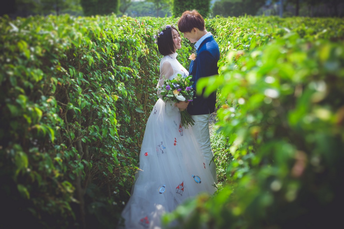 自然婚紗照,小清新婚紗,台北婚紗景點,台北拍婚紗景點,新生公園