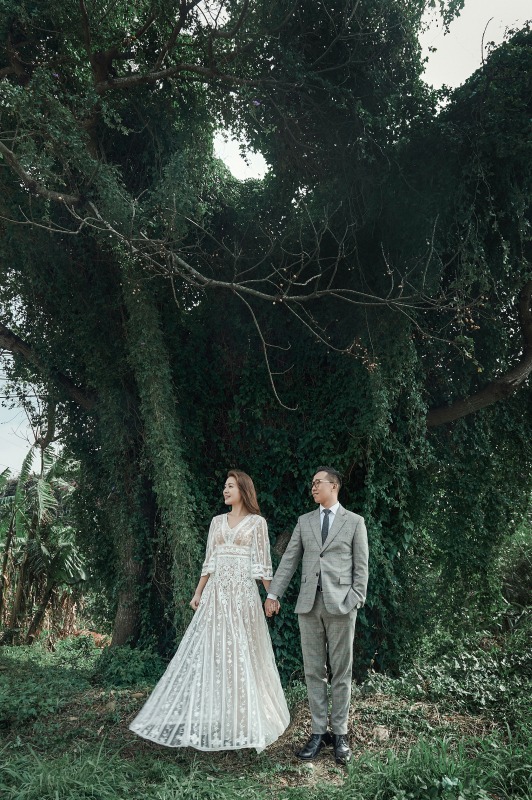 婚紗照風格自然,小清新婚紗,自然婚紗照,台中婚紗推薦,都會公園