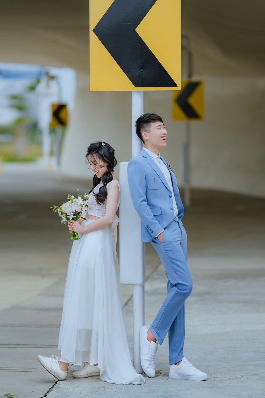 自助婚紗,自主婚紗,小清新婚紗,輕婚紗,水湳中央公園