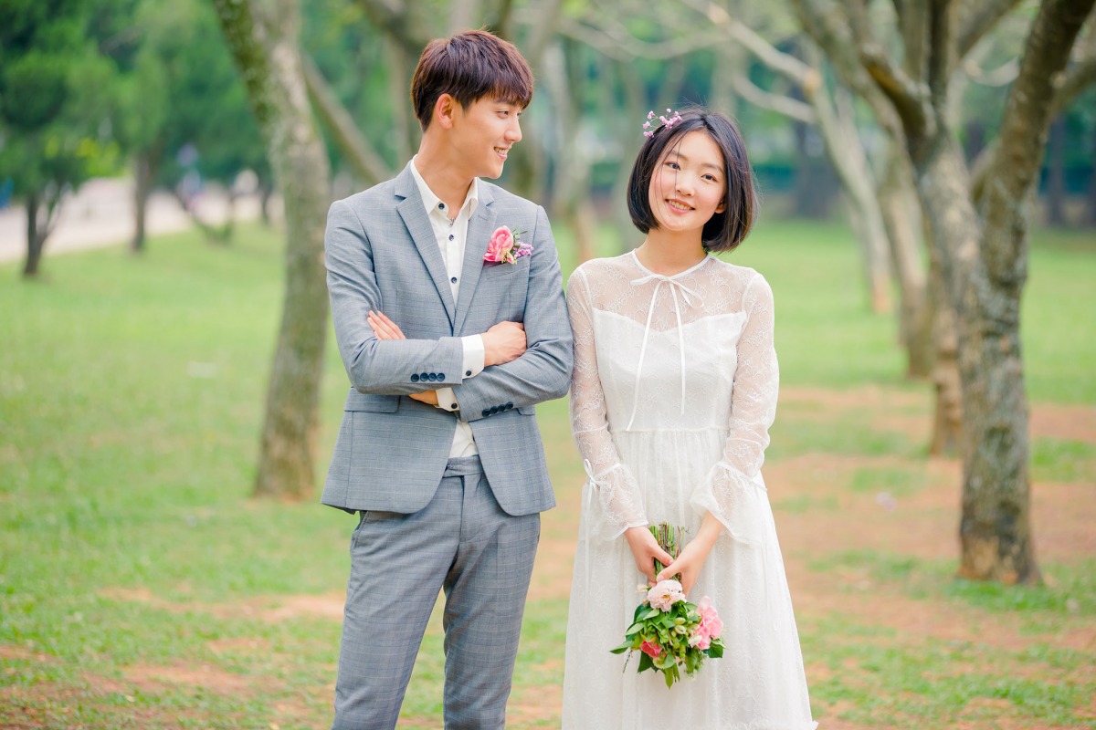 自助婚紗,校園婚紗,桃園婚紗,輕婚紗,中央大學