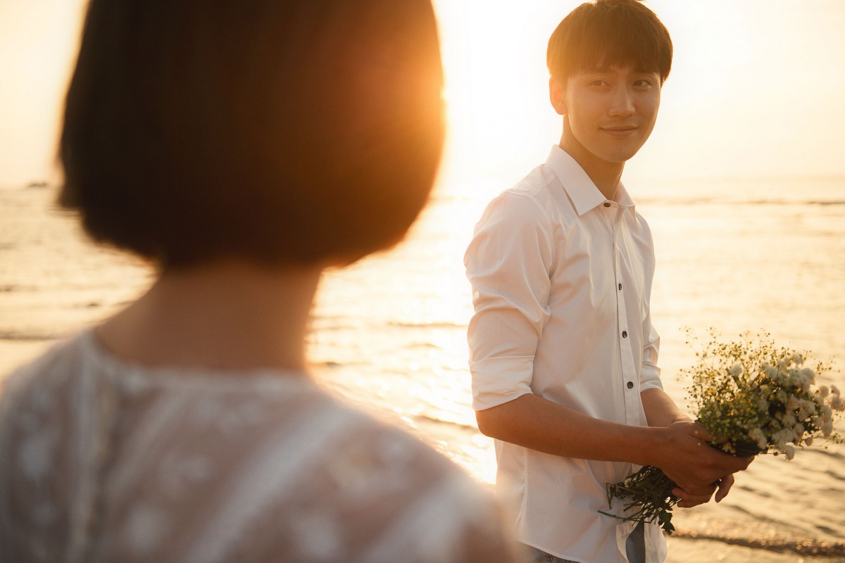 苗栗婚紗景點,夕陽婚紗,海邊婚紗照,海邊婚紗,通宵海水浴場