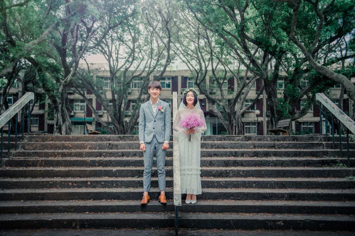 自助婚紗,校園婚紗,桃園婚紗,輕婚紗,中央大學