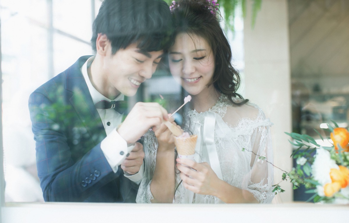 婚紗照,婚紗照風格自然,台中婚紗推薦,輕婚紗,塔拉朵冰淇淋