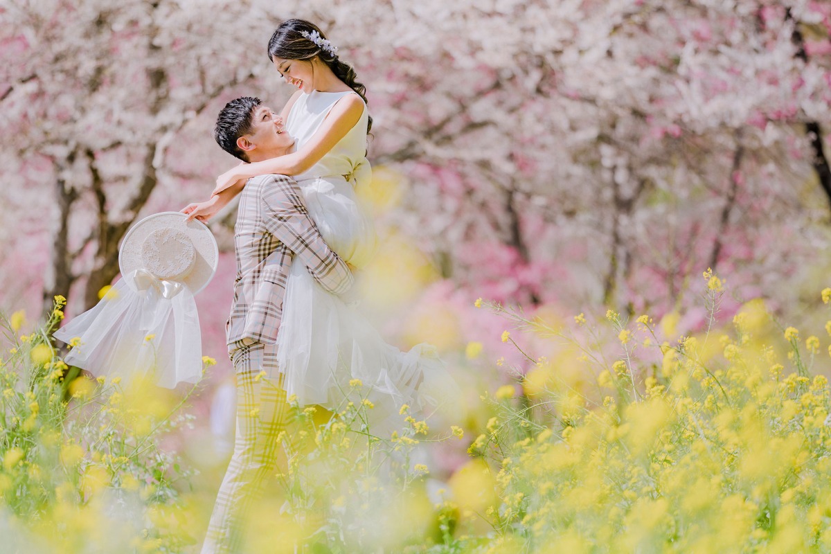 台中婚紗推薦,桃園婚紗推薦,自然婚紗照,花海婚紗