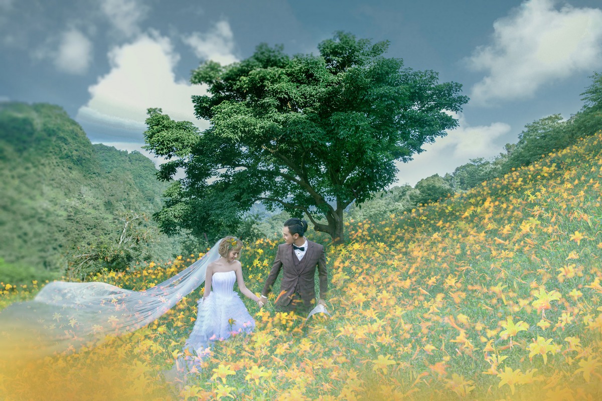 台中婚紗推薦,桃園婚紗推薦,自然婚紗照,花海婚紗,新社沐心泉農場