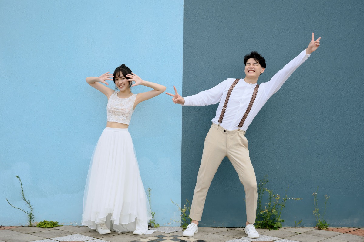 自助婚紗,自主婚紗,小清新婚紗,輕婚紗,港區運動公園