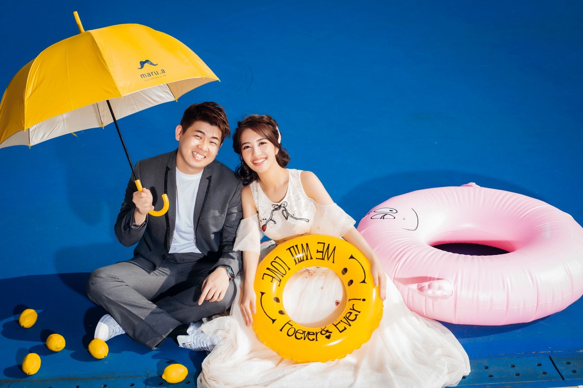 自助婚紗,自主婚紗,小清新婚紗,輕婚紗,港區運動公園