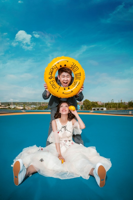 自助婚紗,自主婚紗,小清新婚紗,輕婚紗,港區運動公園