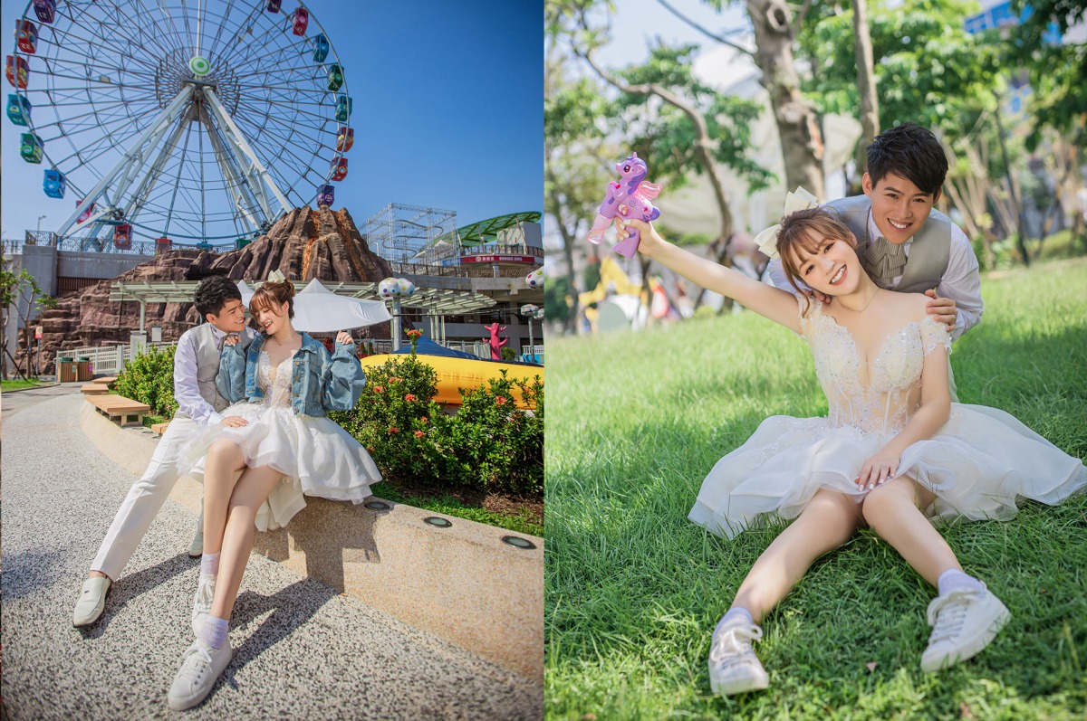 桃園婚紗照, 婚紗攝影, 婚紗景點, 婚紗照風格, 兒童新樂園
