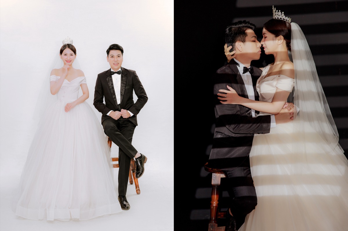 桃園婚紗照, 婚紗攝影, 婚紗景點, 婚紗照風格, 華納婚紗室內棚景