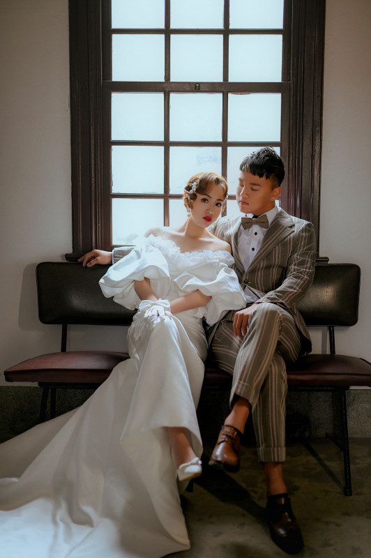 台中婚紗,台中婚紗景點推薦,復古婚紗照,台中婚紗景點,鹿港民俗文物館