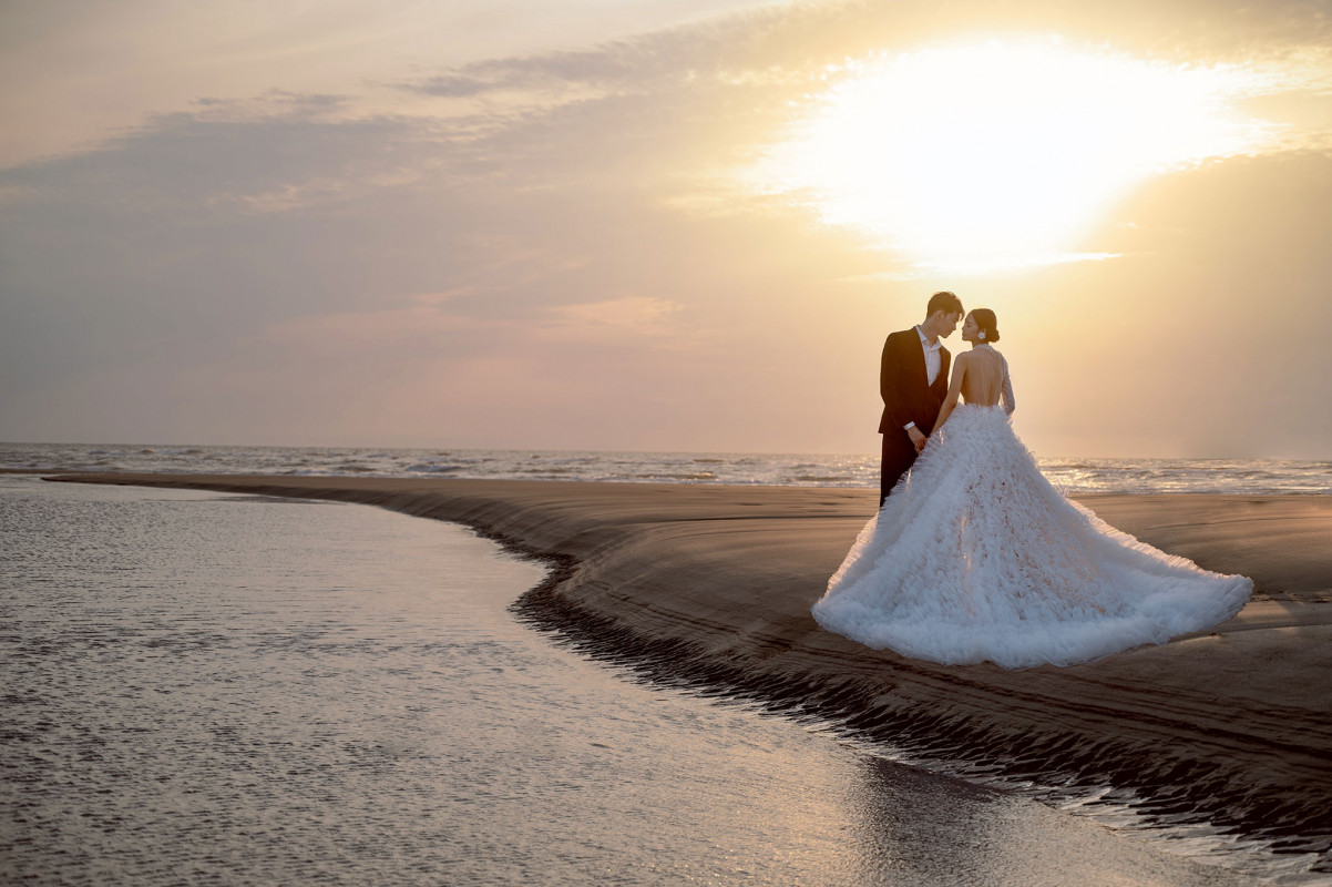 苗栗婚紗景點,台中婚紗,海邊婚紗照,海邊婚紗,苑里養殖場