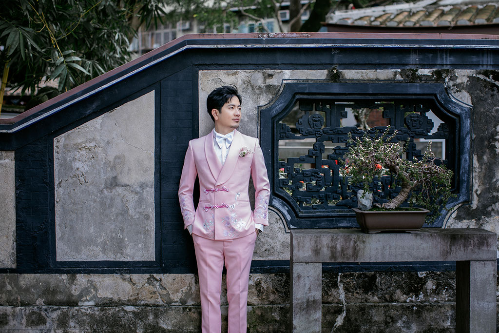 中式婚紗照,旗袍婚紗,台北婚紗景點,台北拍婚紗景點,林本源園邸