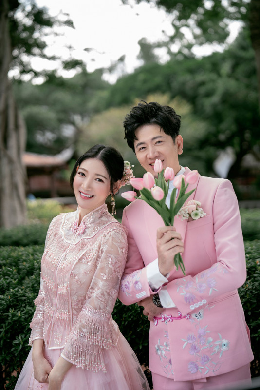 中式婚紗照,旗袍婚紗,台北婚紗景點,台北拍婚紗景點,林本源園邸
