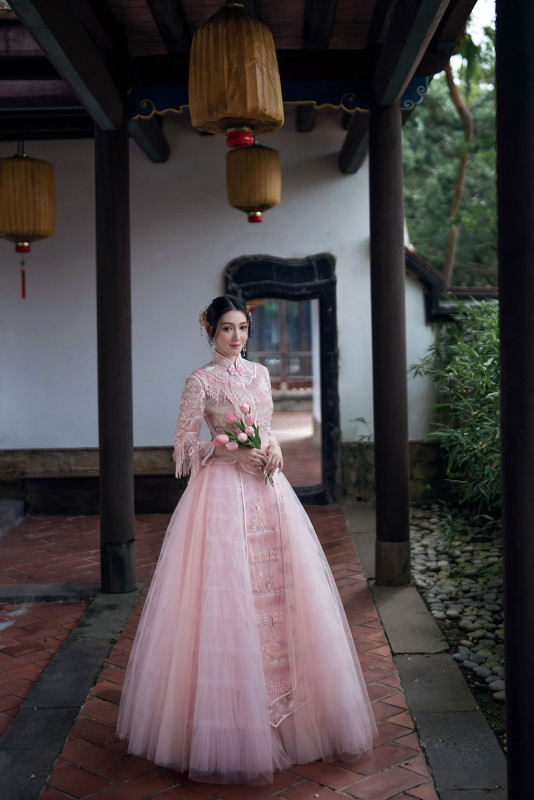 中式婚紗照,旗袍婚紗,台北婚紗景點,台北拍婚紗景點,林本源園邸