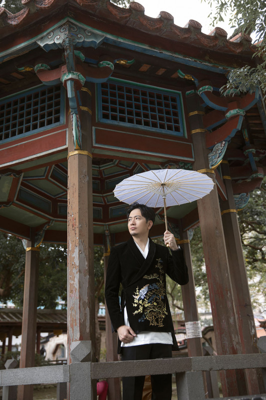 中式婚紗照,旗袍婚紗,台北婚紗景點,台北拍婚紗景點,林本源園邸