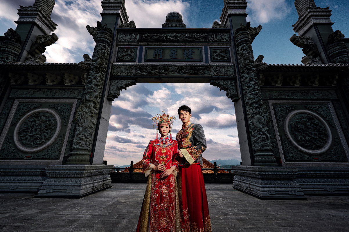 台中婚紗推薦,桃園婚紗推薦,中式婚紗,秀禾服婚紗,文武廟