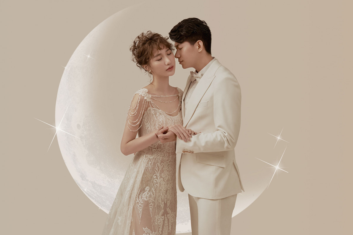 台中婚紗推薦,桃園婚紗推薦,韓式婚紗,韓系婚紗,華納婚紗攝影棚內