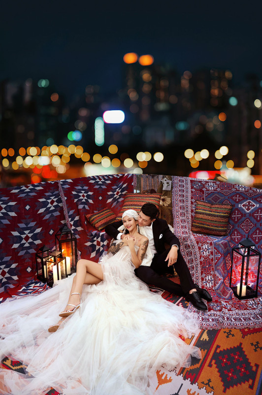 台中婚紗推薦,桃園婚紗推薦,創意婚紗照,特殊婚紗照,華納婚紗攝影棚內