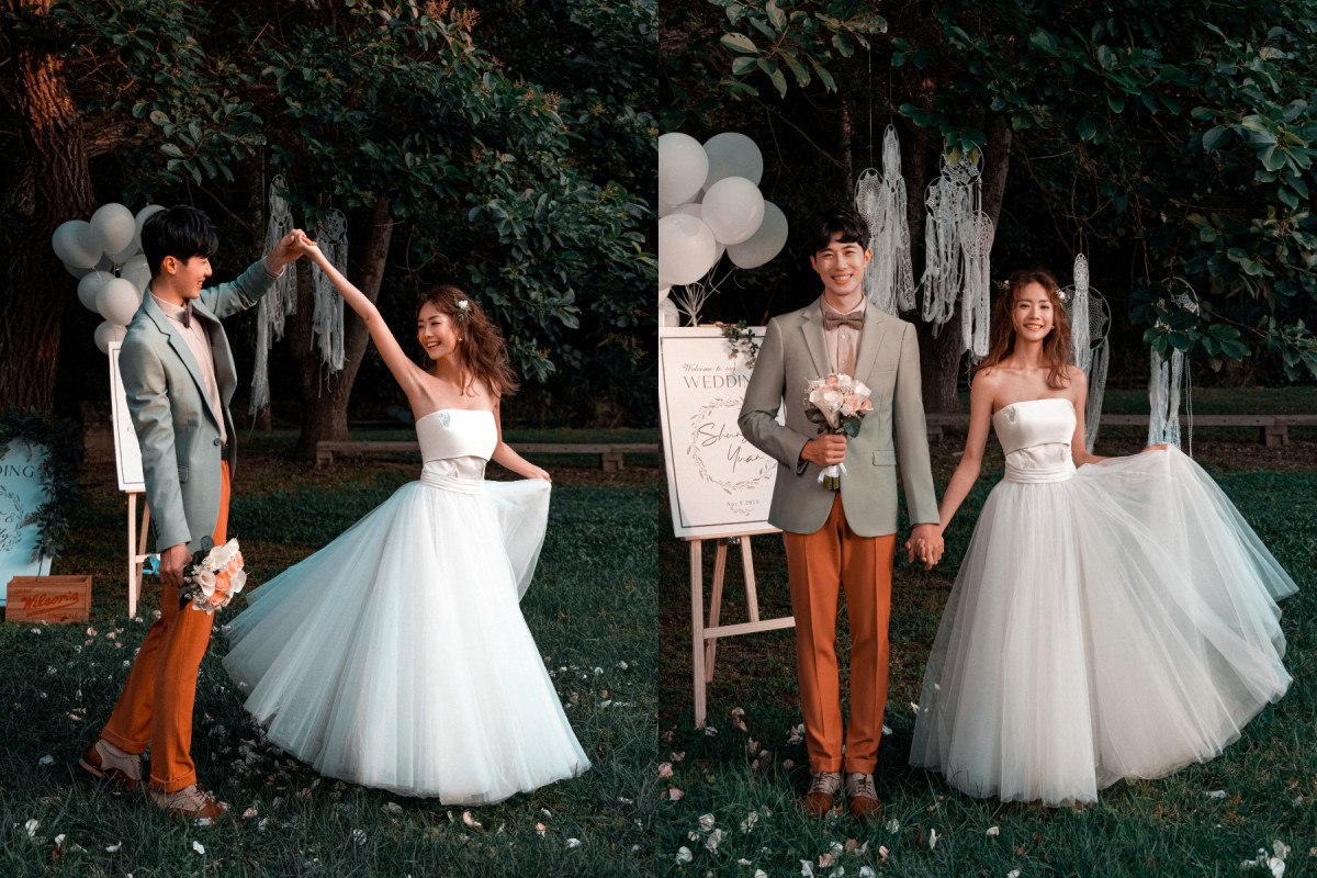 中式婚紗,韓式婚紗,輕婚紗,婚紗照風格,歐式婚紗