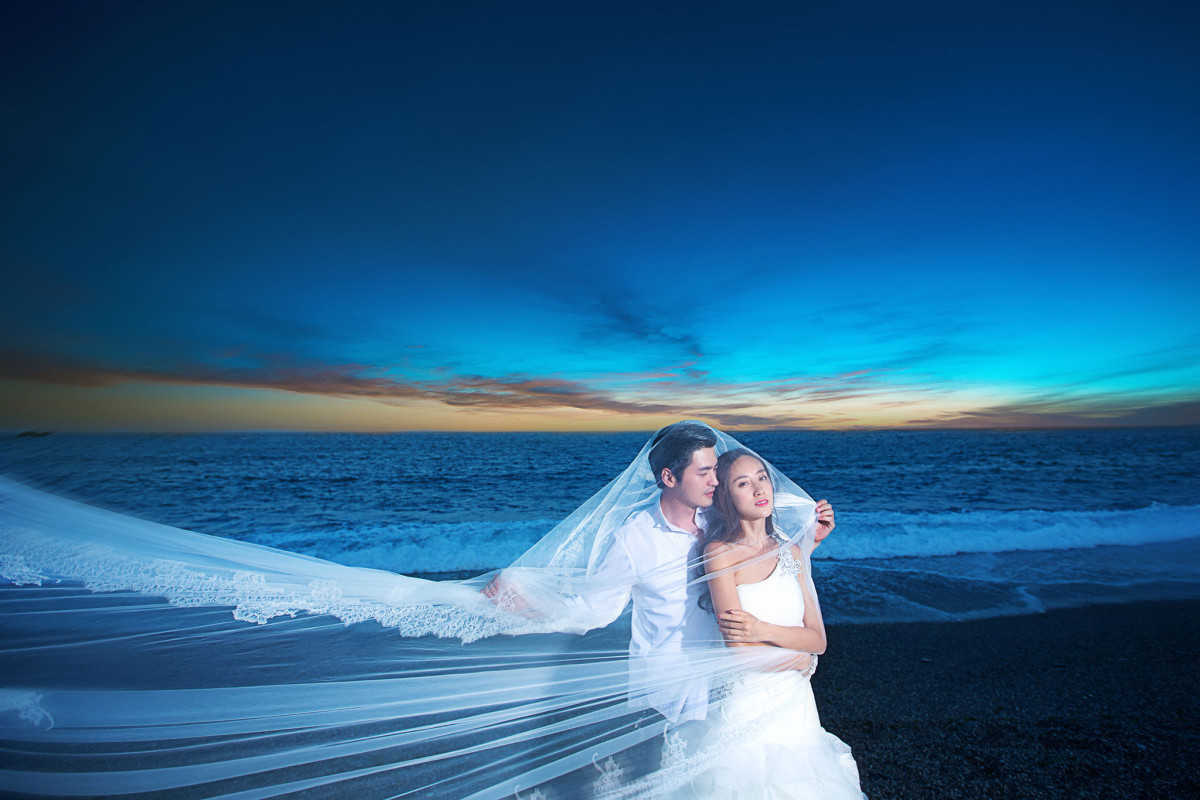 海邊婚紗顏色,海邊婚紗景點,海邊婚紗照,海邊婚紗,蘇澳情人灣