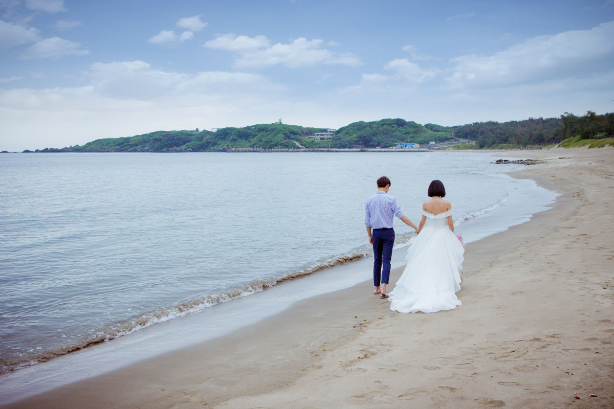 海邊婚紗顏色,海邊婚紗景點,海邊婚紗照,海邊婚紗,三芝海邊