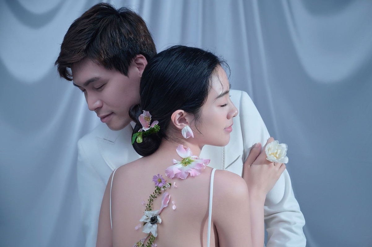 台中婚紗推薦,桃園婚紗推薦,韓式婚紗,韓風婚紗,華納婚紗攝影棚內