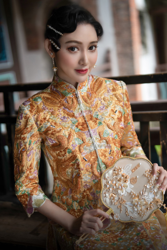 台中婚紗推薦,桃園婚紗推薦,中式婚紗,龍鳳褂,林本源園邸