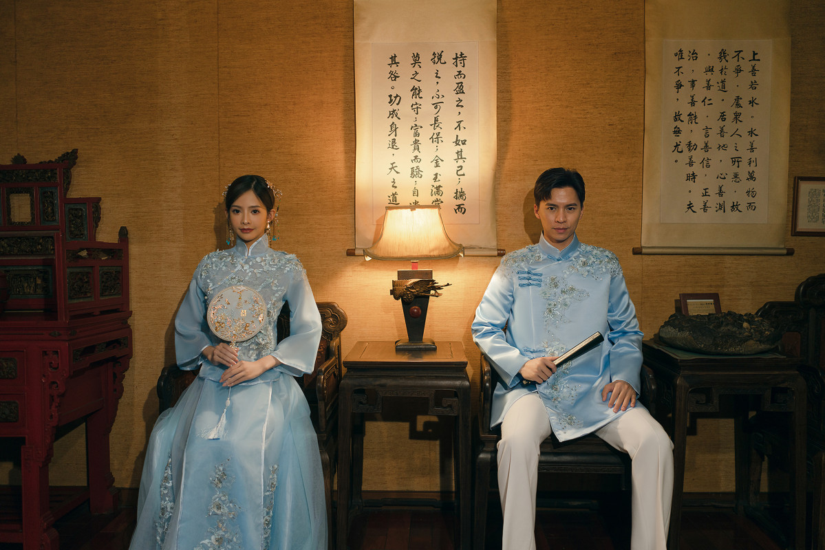 台中婚紗推薦,桃園婚紗推薦,中式婚紗,秀禾服,無為草堂