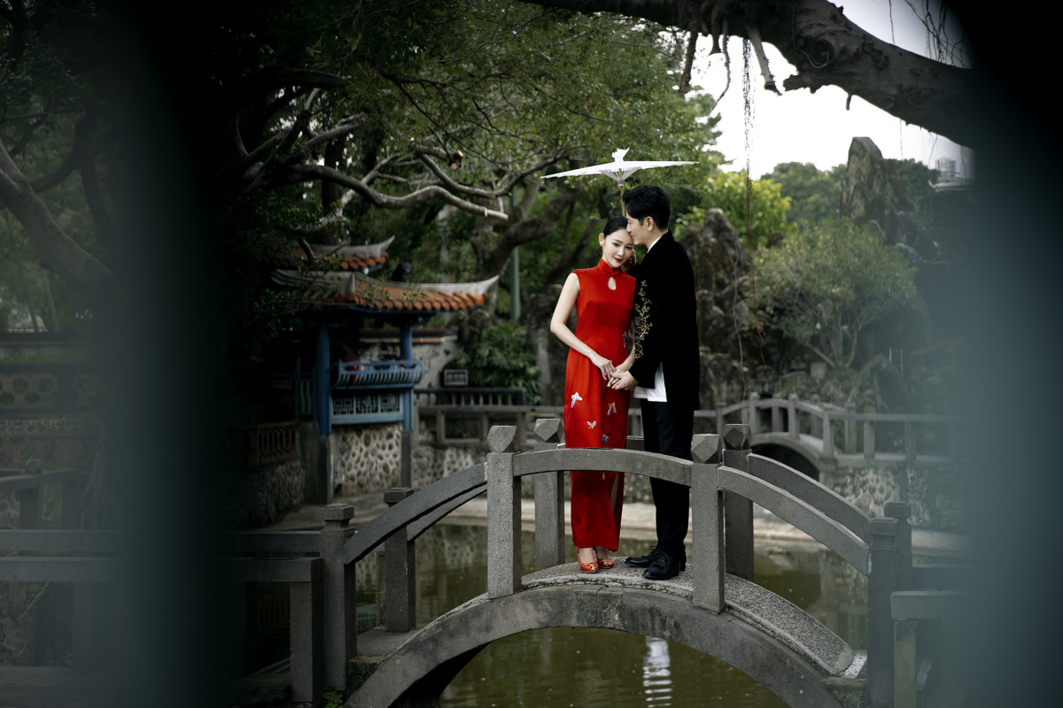 台中婚紗推薦,桃園婚紗推薦,中式婚紗,旗袍婚紗,板橋林家花園